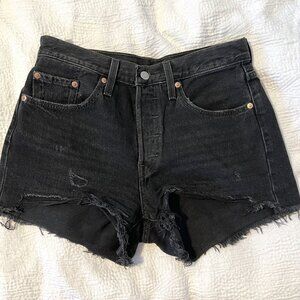 LEVI's Black Denim Shorts